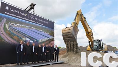 Bau des neuen International Consolidation Center (ICC) für die Mercedes-Benz AG hat begonnen