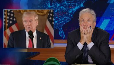 Jon Stewart is back from COVID hell to explain why Trump misses Biden so much