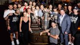 Vegas Golden Knights Bring All Three Championship Trophies To Party At Circa