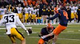 Backup kicker's field goal lifts Illini to 9-6 win over Iowa