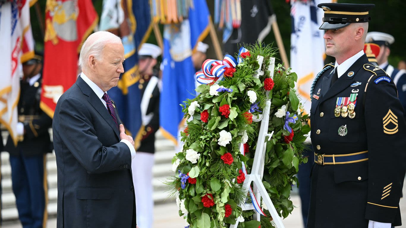 Biden's Memorial Day speech honors fallen troops, praises democracy