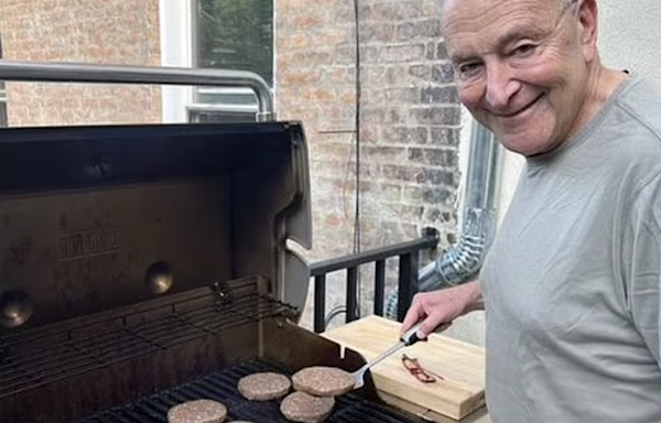 Chuck Schumer Deletes Post After Getting Ruthlessly Mocked For Psychotic Burger Grilling Technique