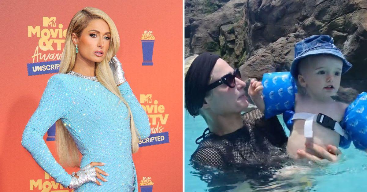 Paris Hilton Gets Hit With Parenting Criticism Once Again While Swimming With 16-Month-Old Son Phoenix