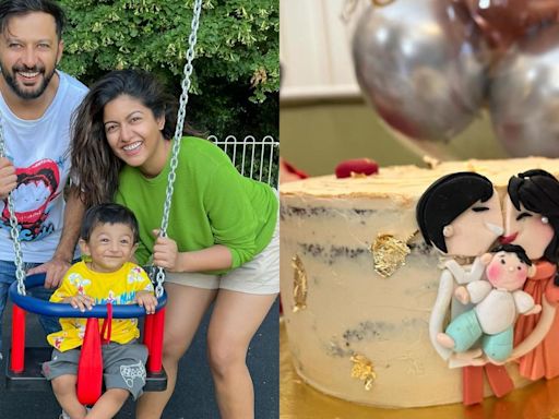 Ishita Dutta and Vatsal Sheth reveal son Vaayu’s face on his first birthday, see pic