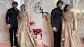 Anant Ambani-Radhika Merchant wedding: Sara Ali Khan in her blush pink and golden lehenga is a royal ethnic treat