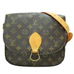 【二手名牌BRAND OFF】LOUIS VUITTON 路易威登 棕色 原花 PVC塗層帆布 Saint Cloud 24 肩背包 M51242