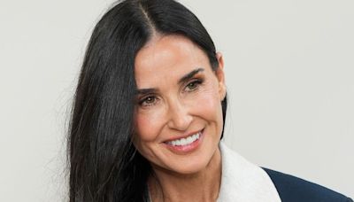 Demi Moore looks totally unrecognisable after ditching her long hair for a chest-length cut