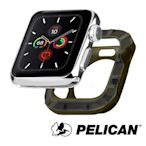 美國 Pelican 派力肯 Apple Watch 42-44mm 1-5代 Protector 保護者保護殼- 迷彩綠色