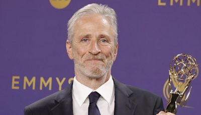 Jon Stewart Weighs ‘Daily Show’ Extension After His Emmy Win: ‘This Election Will Never End. How Could I Leave?’