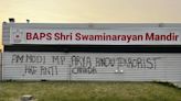 Canada’s Alberta Temple vandalised with Hinduphobic graffiti