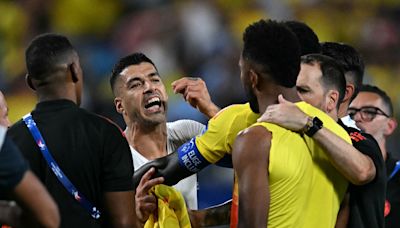 Cómo comenzó el tenso cruce entre Luis Suárez y Yerry Mina, que terminó con el escándalo generalizado entre Colombia y Uruguay por la Copa América