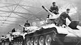 What happened the first time the German Army met a Soviet T-34 tank