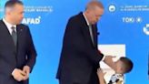 Viral video of Turkish President Erdogan allegedly 'slapping' child sparks controversy