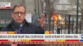 ‘Get a Fire Extinguisher!’ Fox Correspondent Pleads For Help As Man Sets Himself on Fire Outside Trump Trial