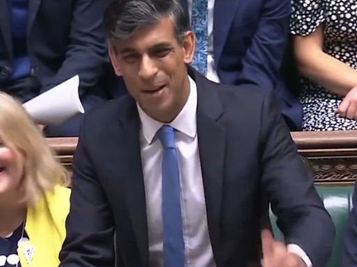 Rishi Sunak Gets A Wave Of Audible Responses In PMQs After Alluding To His Historic Election Defeat