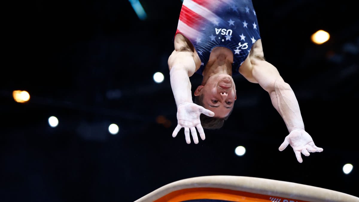 Yurchenko double pike: Simone Biles' historic vault move is one few men can land. Suburban gymnast Paul Juda is one of them