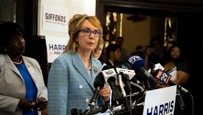 Gabrielle Giffords stumps for Kamala Harris in Pennsylvania as campaign for running mate takes shape