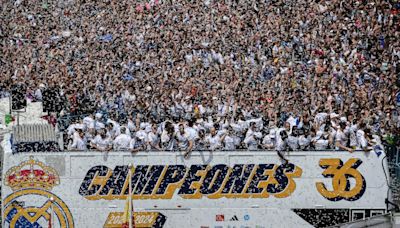 El Real Madrid celebró por todo lo alto su liga número 36 con la Champions League en la mira - El Diario NY