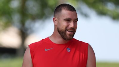 Fans Declare Travis Kelce's New Look at Training Camp Is a 'Taylor Swift Glow Up'