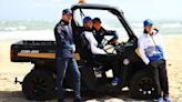 Video: los pilotos de Fórmula 1 corrieron una carrera ¡en la playa!