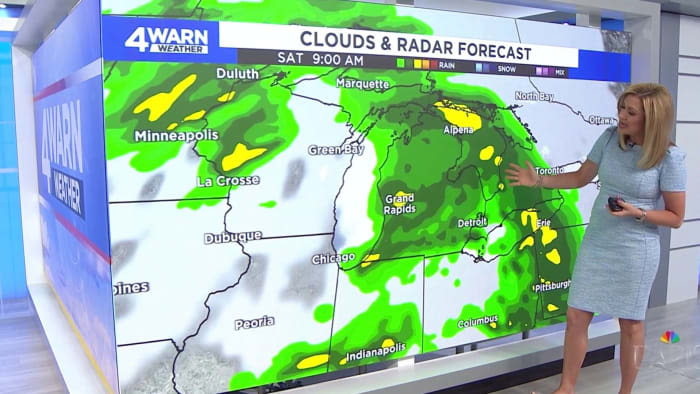 Warmup, rain heading for Metro Detroit: What to expect and when