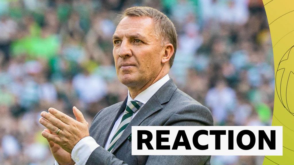 Manager Brendan Rodgers 'so pleased' with champions Celtic