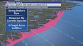 High risk for rip currents expected Wednesday