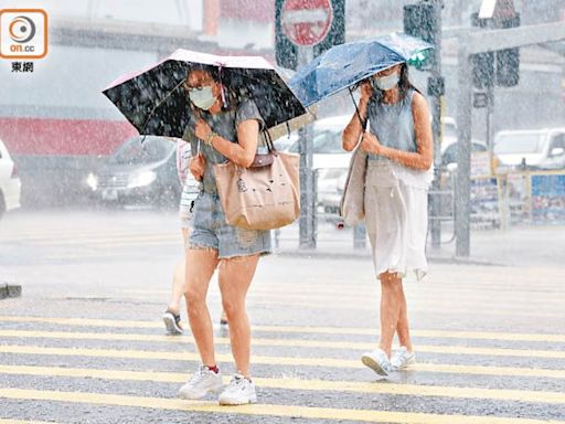 珠江口以西強雷雨區向東移動 未來兩三小時影響本港