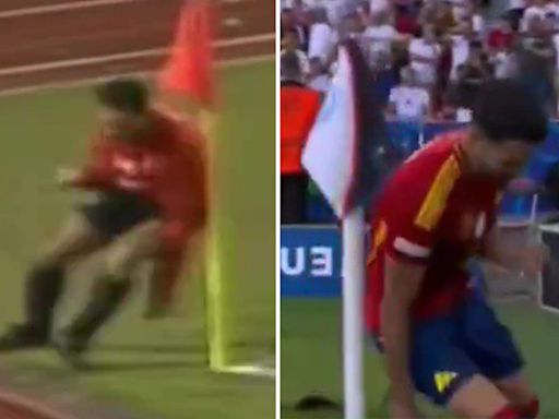 Reason for Spain hero's celebration revealed as incredible footage unearthed