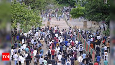 Bangladesh shuts universities, colleges indefinitely but protests mount - Times of India