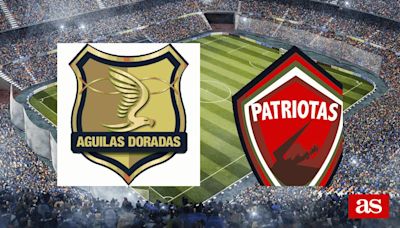 Rionegro Águilas vs Patriotas: estadísticas previas y datos en directo | Liga BetPlay II 2024