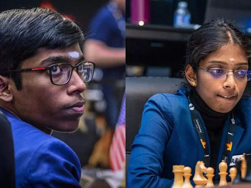 Brother-sister Indian duo of R Praggnanandhaa and R Vaishali suffer defeats at Norway Chess tournament | Chess News - Times of India
