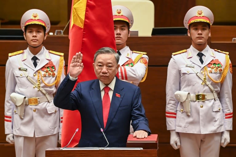 Vietnam votes in public security minister as president