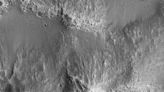 Sediment Ponds in Tithonium Chasma