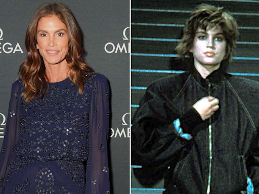 Cindy Crawford Reminisces About Her 'Short Hair Days' in Throwback Modeling Montage