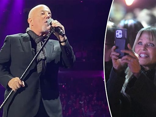 Christie Brinkley’s ex-husband Billy Joel serenades her at concert 30 years after split