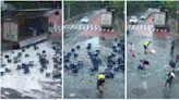 Strangers gather one by one to help clean 2,000 bottles of beer spilled on S Korean road in viral video