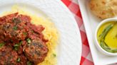 Spaghetti squash and turkey-beef meatballs offer healthful way to enjoy an old favorite