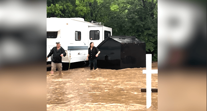 ‘It literally happened in a flash’: Goodlettsville RV park residents trapped in flash flood