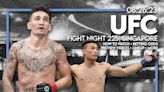 UFC Fight Night 225: How to watch Holloway vs. Korean Zombie, start time, fight card, odds, more