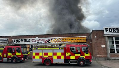 Firefighters tackle large blaze in Newry