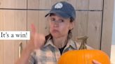 Watch Jennifer Garner Test a Viral TikTok Hack on Her Pumpkin for Halloween