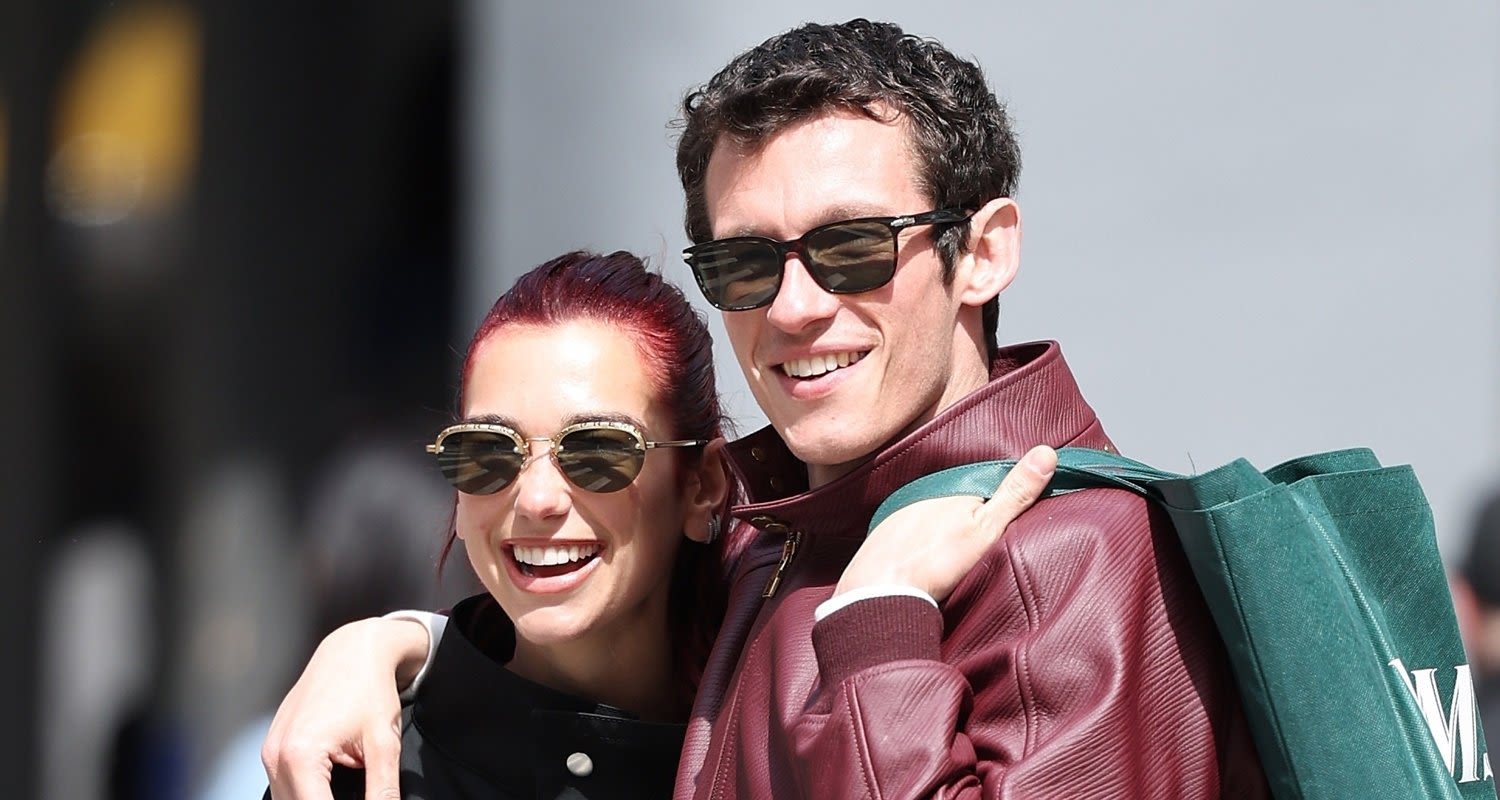 Dua Lipa & Boyfriend Callum Turner Keep Super Close During Day Out in NYC