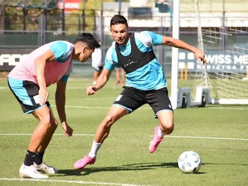 Racing se entrenó con los regresos de Juanfer Quintero, Gabriel Arias y Juan Ignacio Nardoni