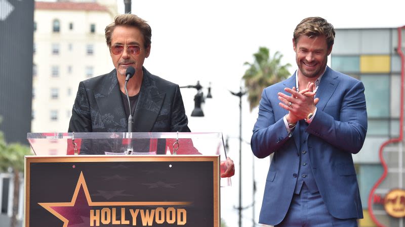 Robert Downey Jr. and the cast of ‘Avengers’ playfully roast Chris Hemsworth as he gets star on Hollywood Walk of Fame | CNN