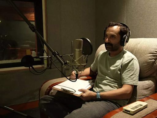 Fahadh Faasil begins dubbing for Rajinikanth's 'Vettaiyan' | Tamil Movie News - Times of India