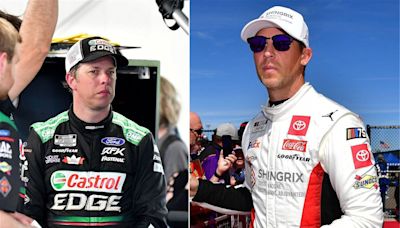 Denny Hamlin's Livid Threat to "Stomp" Brad Keselowski's Superstar's Bumper Turns the Table on the Former 23XI Driver