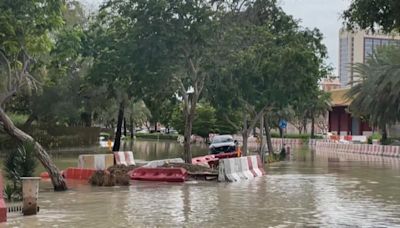 阿聯隔半個月再度降豪雨 杜拜機場逾10航班被迫取消