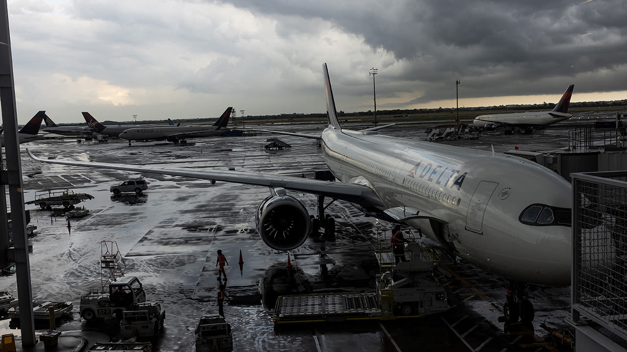 Track NYC flight delays, airport ground stops, transit alerts as Debby looms