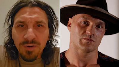 Watch Ibrahimovic's message to Tyson Fury before undisputed Oleksandr Usyk fight